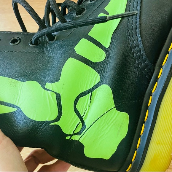 Dr. Martens 1460 Skelly Boots 9 - Picture 5 of 6